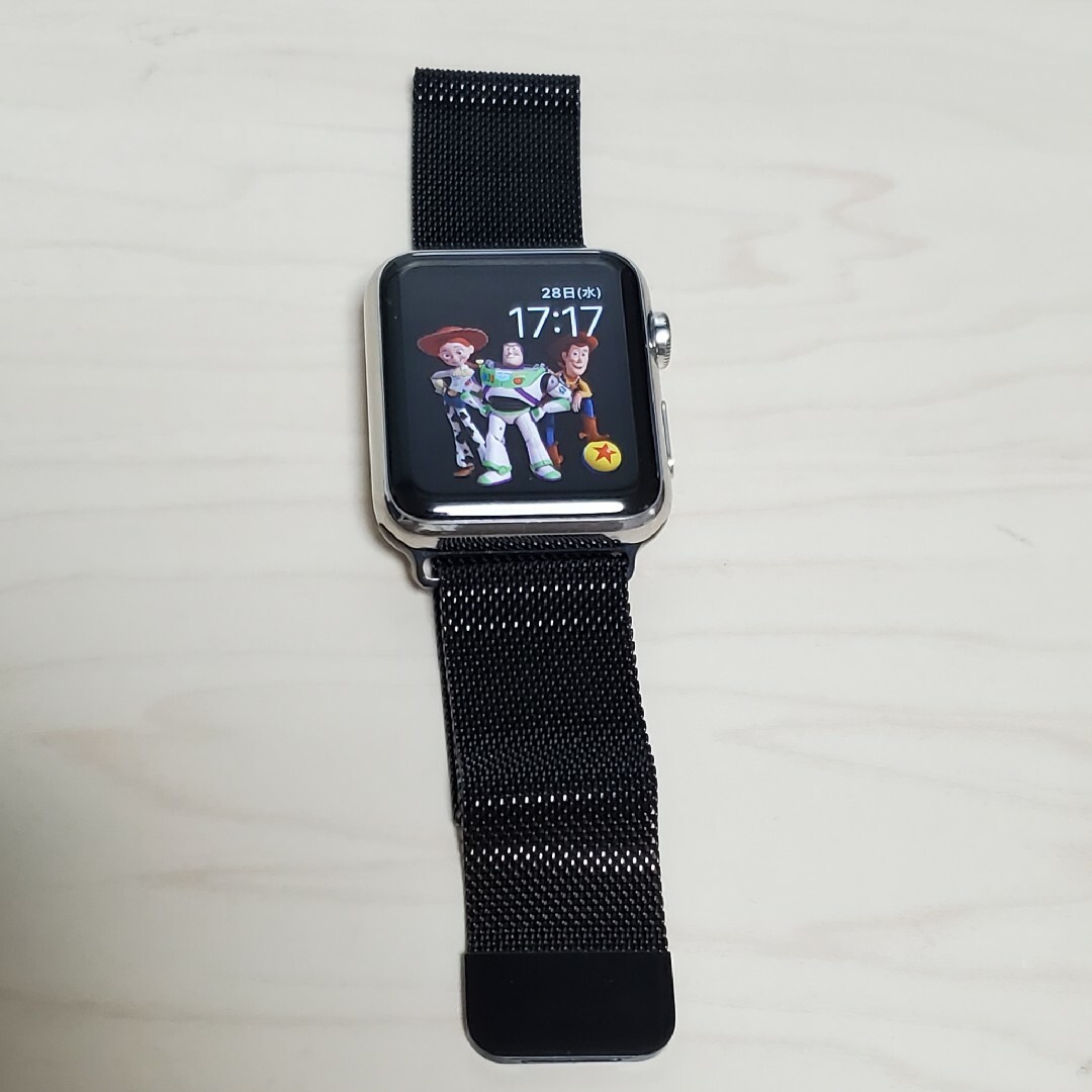 Apple Watch(アップルウォッチ)のApple Watch 初代 ステンレススチールケース 42mm スマホ/家電/カメラのスマートフォン/携帯電話(その他)の商品写真