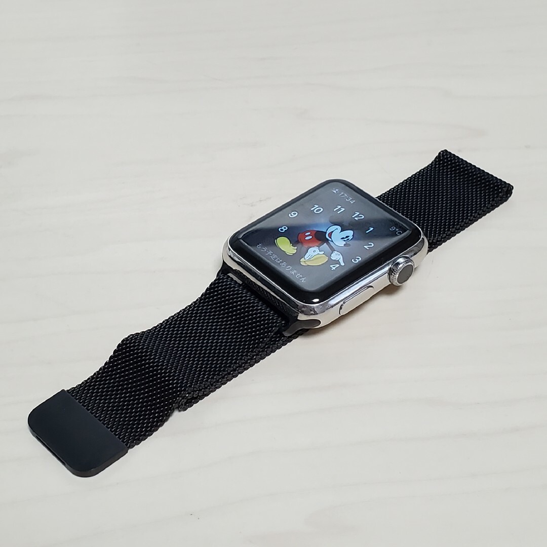 Apple Watch(アップルウォッチ)のApple Watch 初代 ステンレススチールケース 42mm スマホ/家電/カメラのスマートフォン/携帯電話(その他)の商品写真