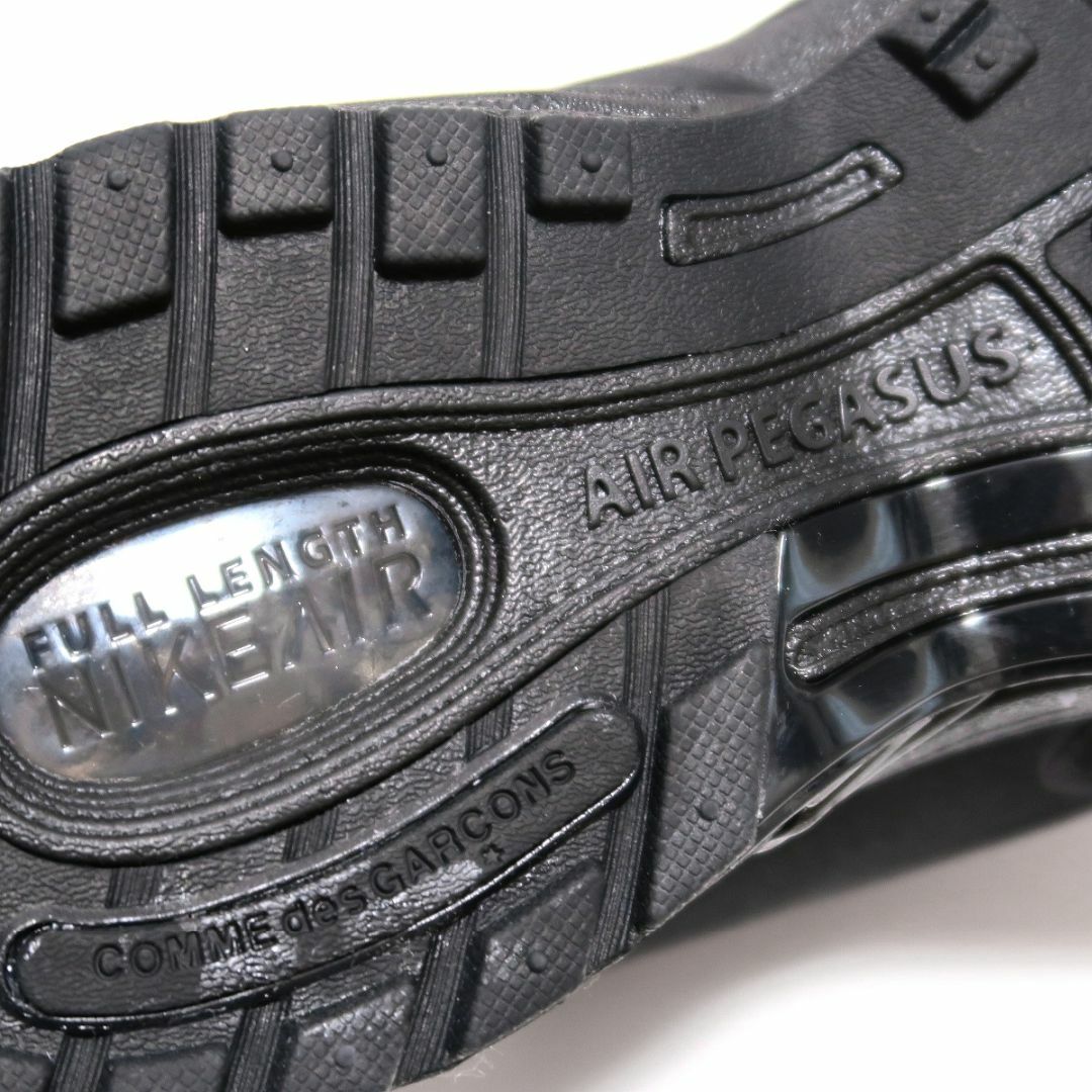 COMME des GARCONS HOMME PLUS(コムデギャルソンオムプリュス)の26 コムデギャルソン ナイキ スニーカー AIR PEGASUS 2005 黒 メンズの靴/シューズ(スニーカー)の商品写真