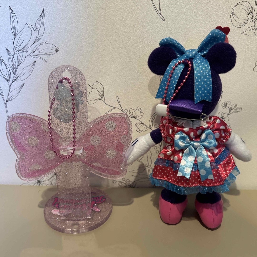 パルパルーザ ミニーマウス ぬいぐるみバッジ&ぬいぐるみスタンド パルパルーザ ミニーマウス ぬいぐるみバッジ&ぬいぐるみスタンド
