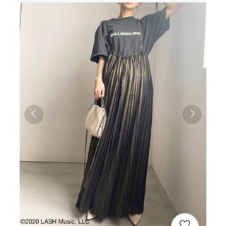 アメリヴィンテージ(Ameri VINTAGE)のLAME PLEATS SUSPENDER PANTS(サロペット/オーバーオール)