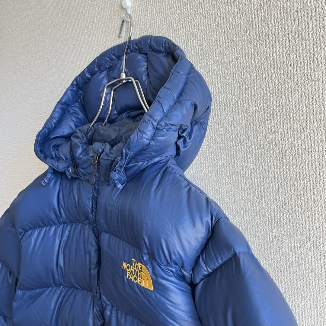 THE NORTH FACE(ザノースフェイス)の【キッズ】ノースフェイス　ダウンジャケット　700フィル　ブルー　キッズ150 キッズ/ベビー/マタニティのキッズ服男の子用(90cm~)(ジャケット/上着)の商品写真