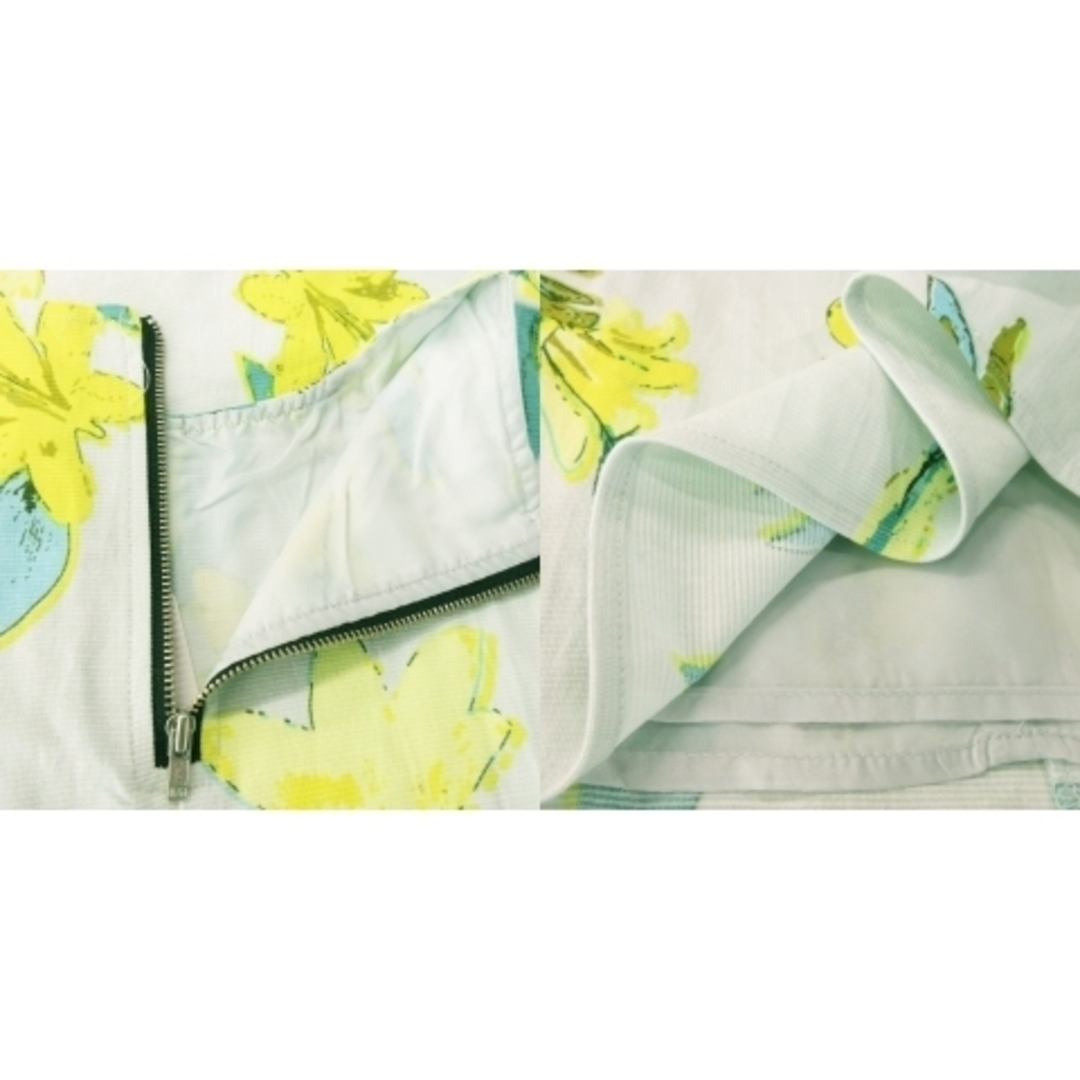 MURUA(ムルーア)のムルーア ワンピース ミニ 半袖 ボックスシルエット 花柄 総柄 S 水色 レディースのワンピース(ミニワンピース)の商品写真