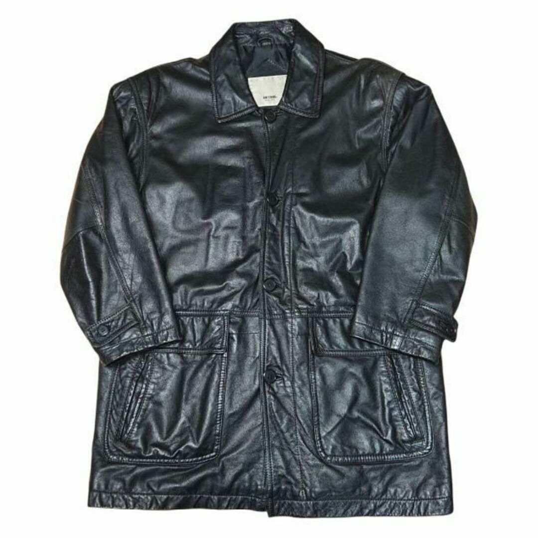 古着 レザー カーコート 牛革 レザージャケット LEATHER 菅田将 古着 レザー カーコート 牛革 レザージャケット LEATHER 菅田将