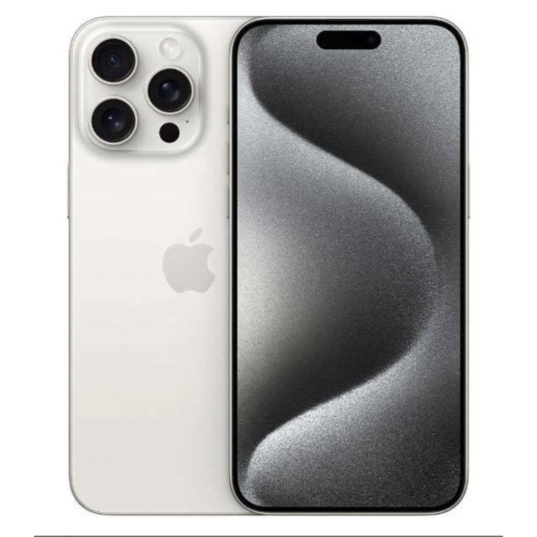 Apple(アップル)のiPhone15 Pro[1TB] SIMフリー ホワイトチタニウム新品同様箱有 スマホ/家電/カメラのスマートフォン/携帯電話(スマートフォン本体)の商品写真