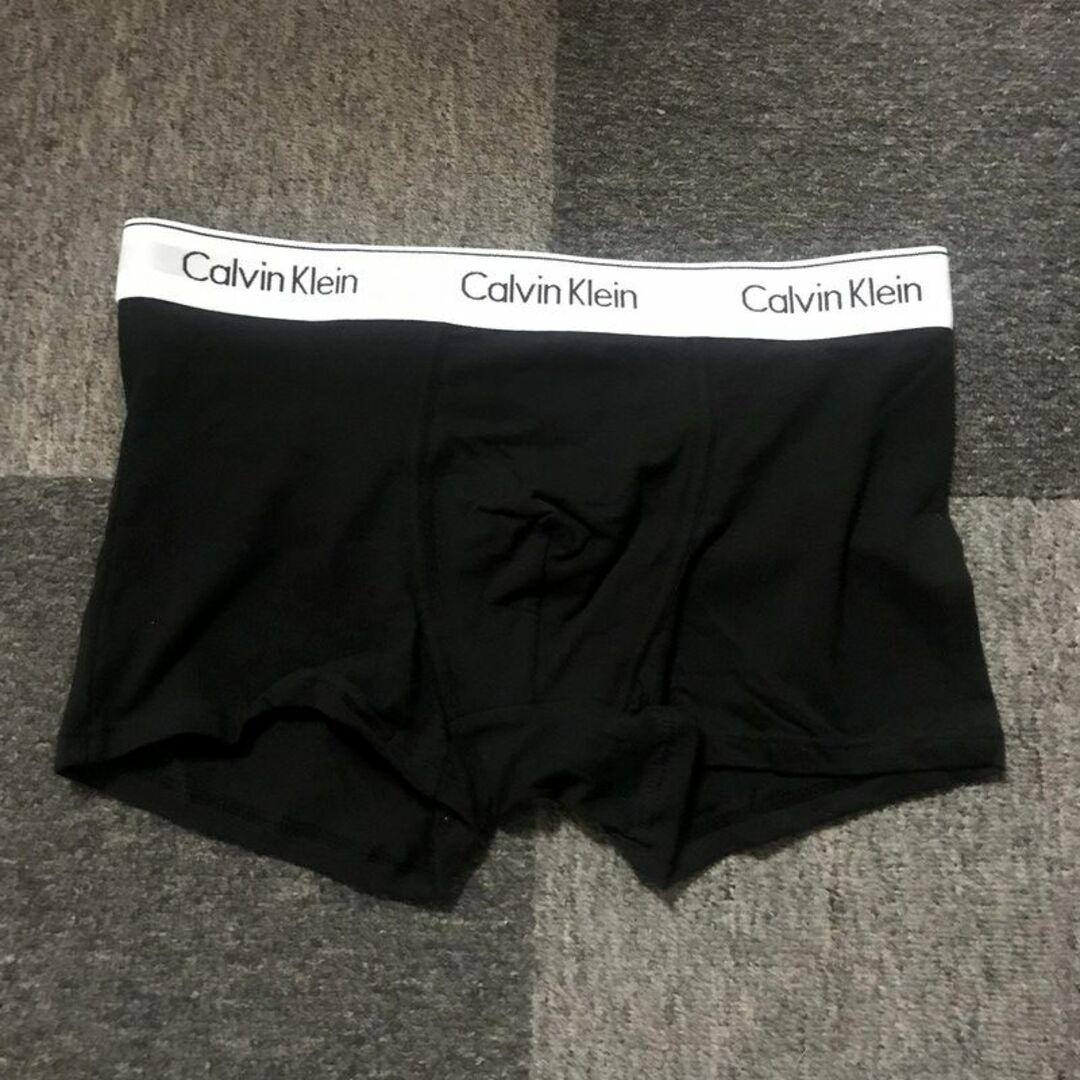 ck Calvin Klein(シーケーカルバンクライン)のカルバンクライン　ボクサーパンツセット　L　黒3点セット メンズのアンダーウェア(ボクサーパンツ)の商品写真