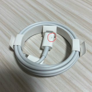アップル(Apple)のアップル Apple USB-C-Lightningケーブル(バッテリー/充電器)