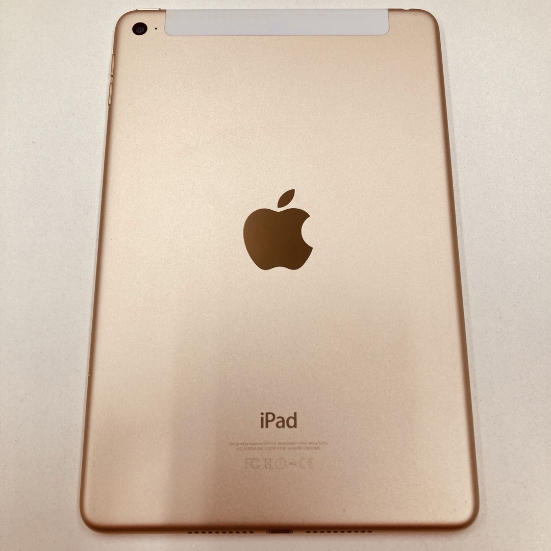 iPad(アイパッド)のiPad mini 4 128GB / ソフトバンク gold ゴールド スマホ/家電/カメラのPC/タブレット(タブレット)の商品写真