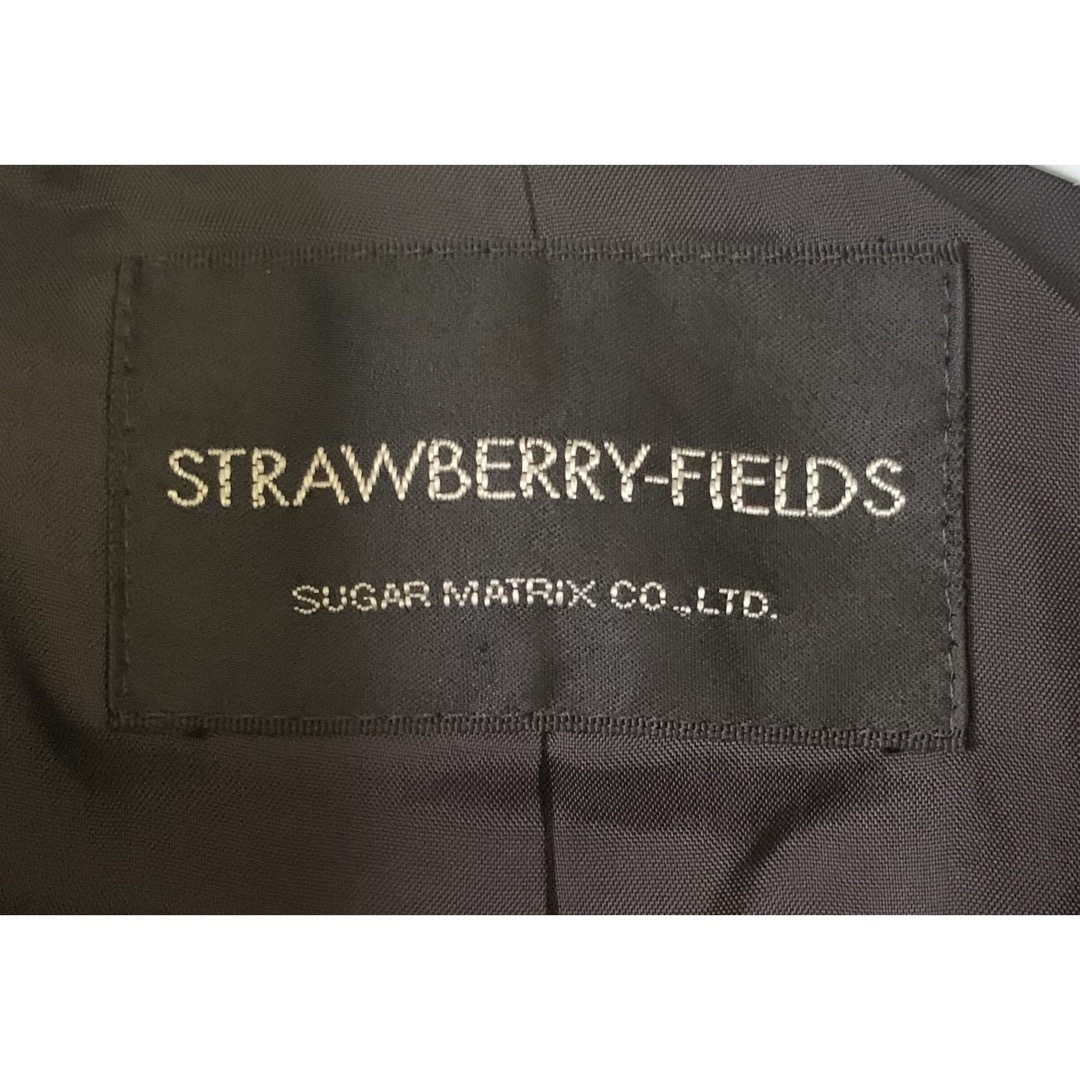 STRAWBERRY-FIELDS(ストロベリーフィールズ)のSTRAWBERRYFIELDSベルベットジャケット Sサイズ レディースのジャケット/アウター(テーラードジャケット)の商品写真