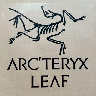 ARC'TERYX - ARCTERYXLEAF アークテリクスリーフ カッティングステッカー◆黒グロス