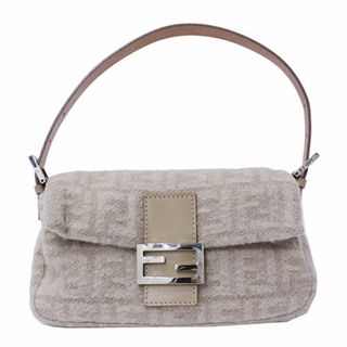 フェンディ(FENDI)のフェンディ FENDI バッグ レディース ブランド ズッカ ショルダーバッグ ウール マンマバケット ベージュ 26424 ワンショルダー 【中古】(ショルダーバッグ)