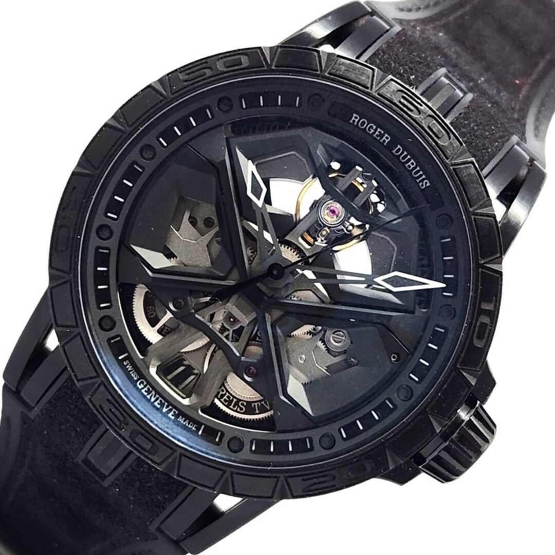 ROGER DUBUIS(ロジェデュブイ)の　ロジェ・デュブイ ROGER DUBUIS エクスカリバー スパイダー ウラカン DBEX0829 ブラック チタン/ラバーストラップ 自動巻き メンズ 腕時計 メンズの時計(その他)の商品写真