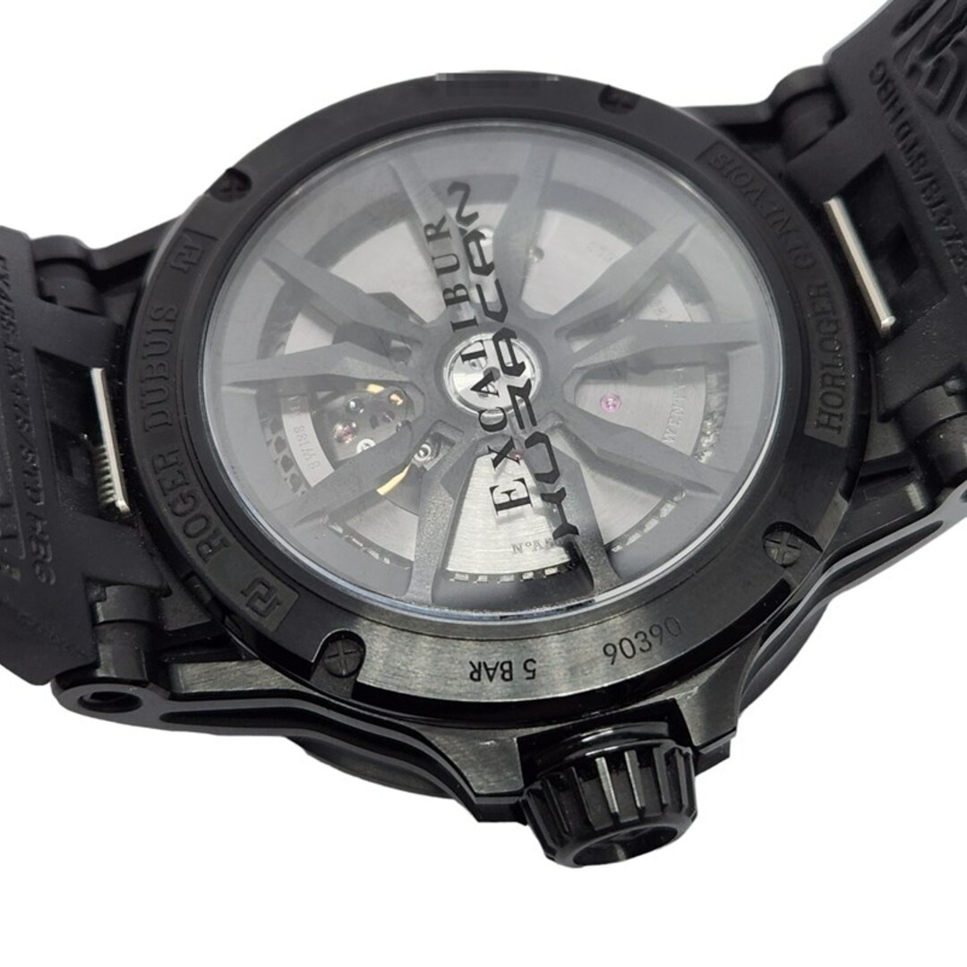 ROGER DUBUIS(ロジェデュブイ)の　ロジェ・デュブイ ROGER DUBUIS エクスカリバー スパイダー ウラカン DBEX0829 ブラック チタン/ラバーストラップ 自動巻き メンズ 腕時計 メンズの時計(その他)の商品写真
