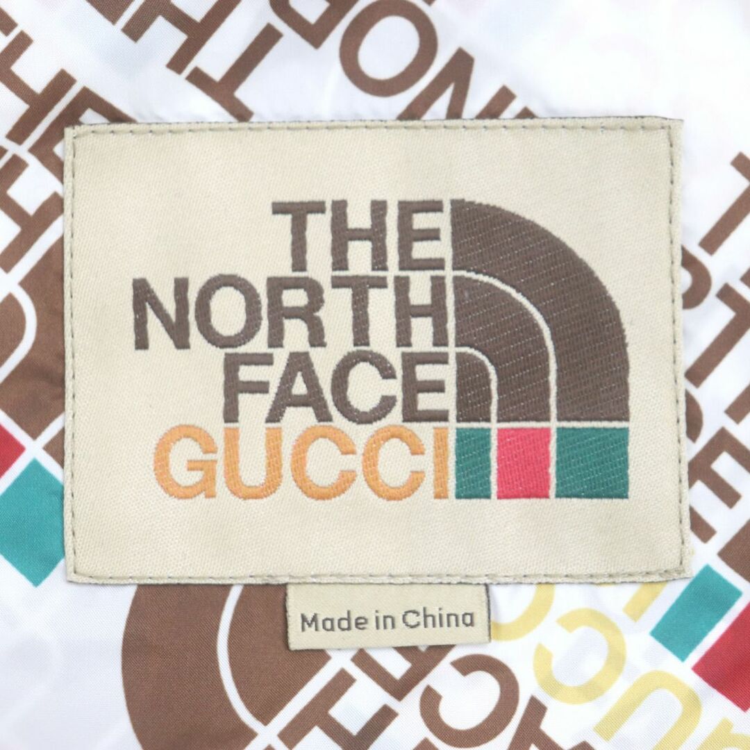 Gucci(グッチ)の未使用品▼GUCCI×THE NORTH FACE グッチ×ザ・ノースフェイス 656321 シュラフ ロゴ総柄 スリーピングバッグ/寝袋 白×茶 袋・タグ付き メンズのバッグ(その他)の商品写真