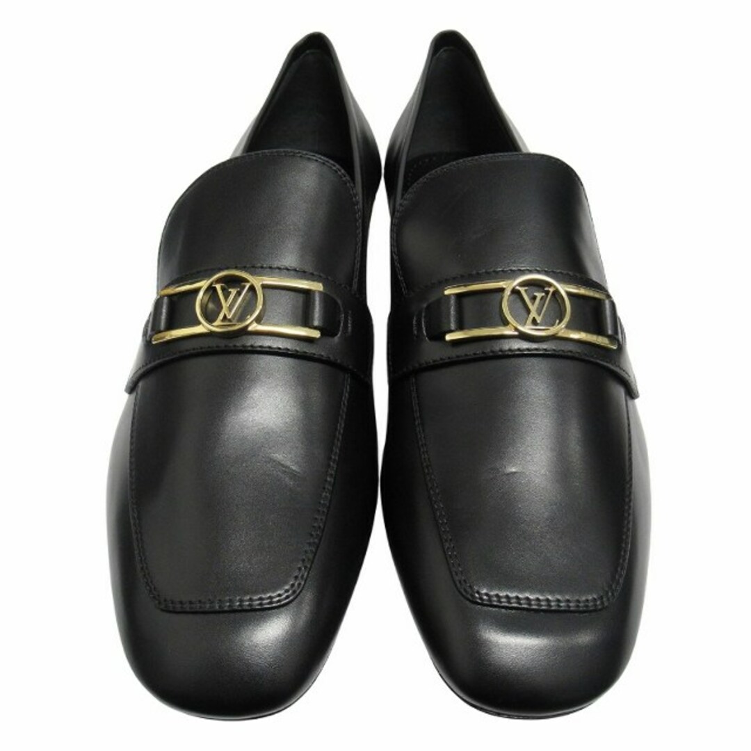 LOUIS VUITTON(ルイヴィトン)の20年 ルイヴィトン アッパーケース・ライン レザー フラット ローファー▽２ レディースの靴/シューズ(ローファー/革靴)の商品写真