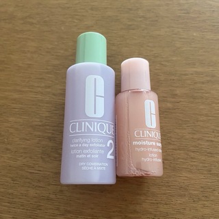 クリニーク(CLINIQUE)のクリニーク　ふき取り化粧水&保湿化粧水　2点セット　新品未使用(化粧水/ローション)