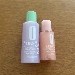 クリニーク(CLINIQUE)のクリニーク　ふき取り化粧水&保湿化粧水　2点セット　新品未使用(化粧水/ローション)