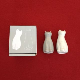 KALDI 猫の調味料入れ 2個セット 新品(容器)