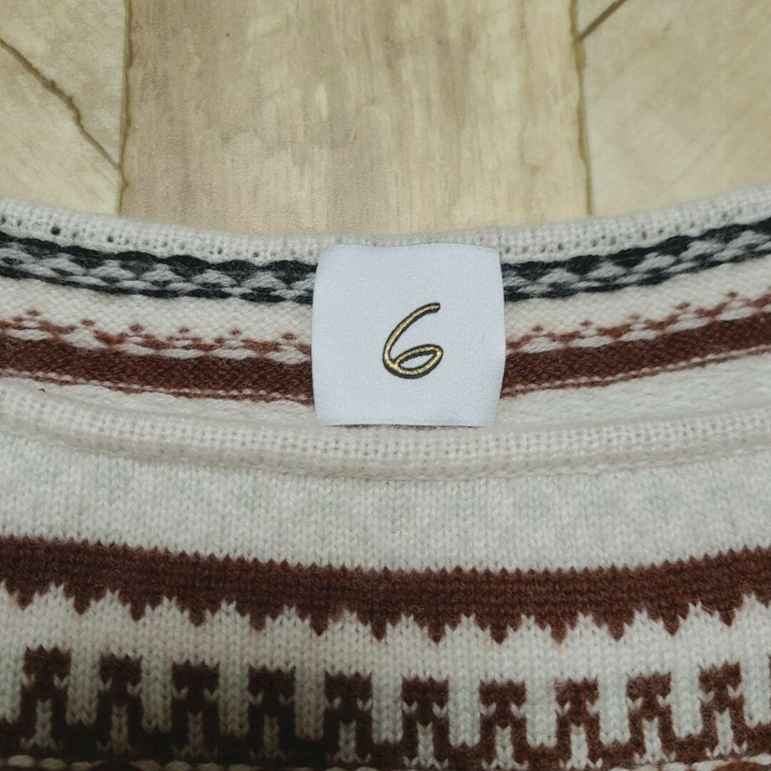 6 (ROKU)(ロク)の＜6(ROKU)＞WOOL CASHMERE FAIRISLE VEST　ベスト レディースのトップス(ベスト/ジレ)の商品写真