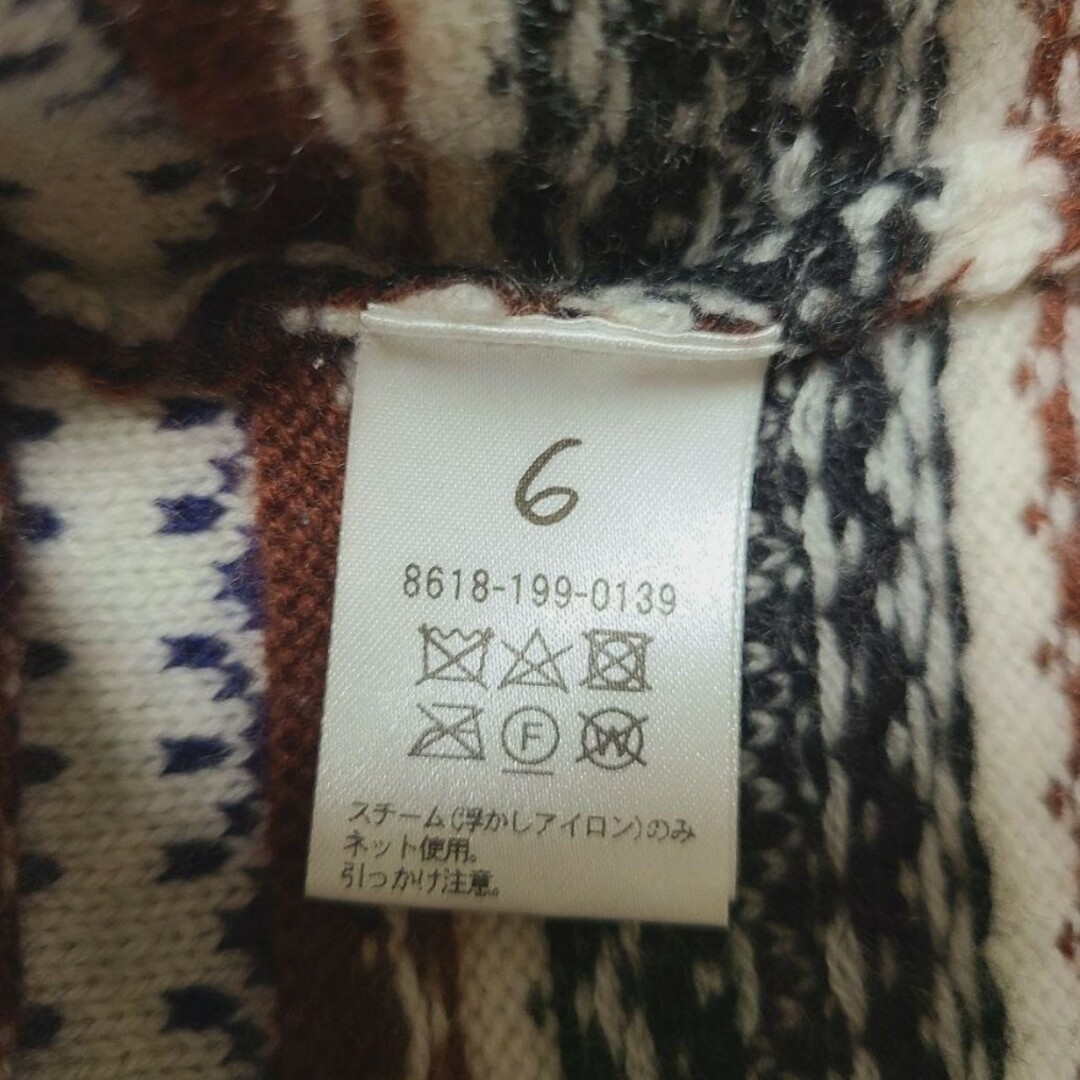 6 (ROKU)(ロク)の＜6(ROKU)＞WOOL CASHMERE FAIRISLE VEST　ベスト レディースのトップス(ベスト/ジレ)の商品写真