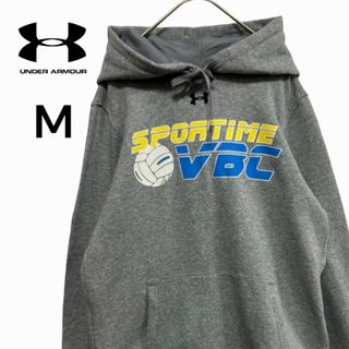 アンダーアーマー(UNDER ARMOUR)のインポートUNDER ARMOUR/アンダーアーマー　ビッグロゴパーカーMグレー(パーカー)