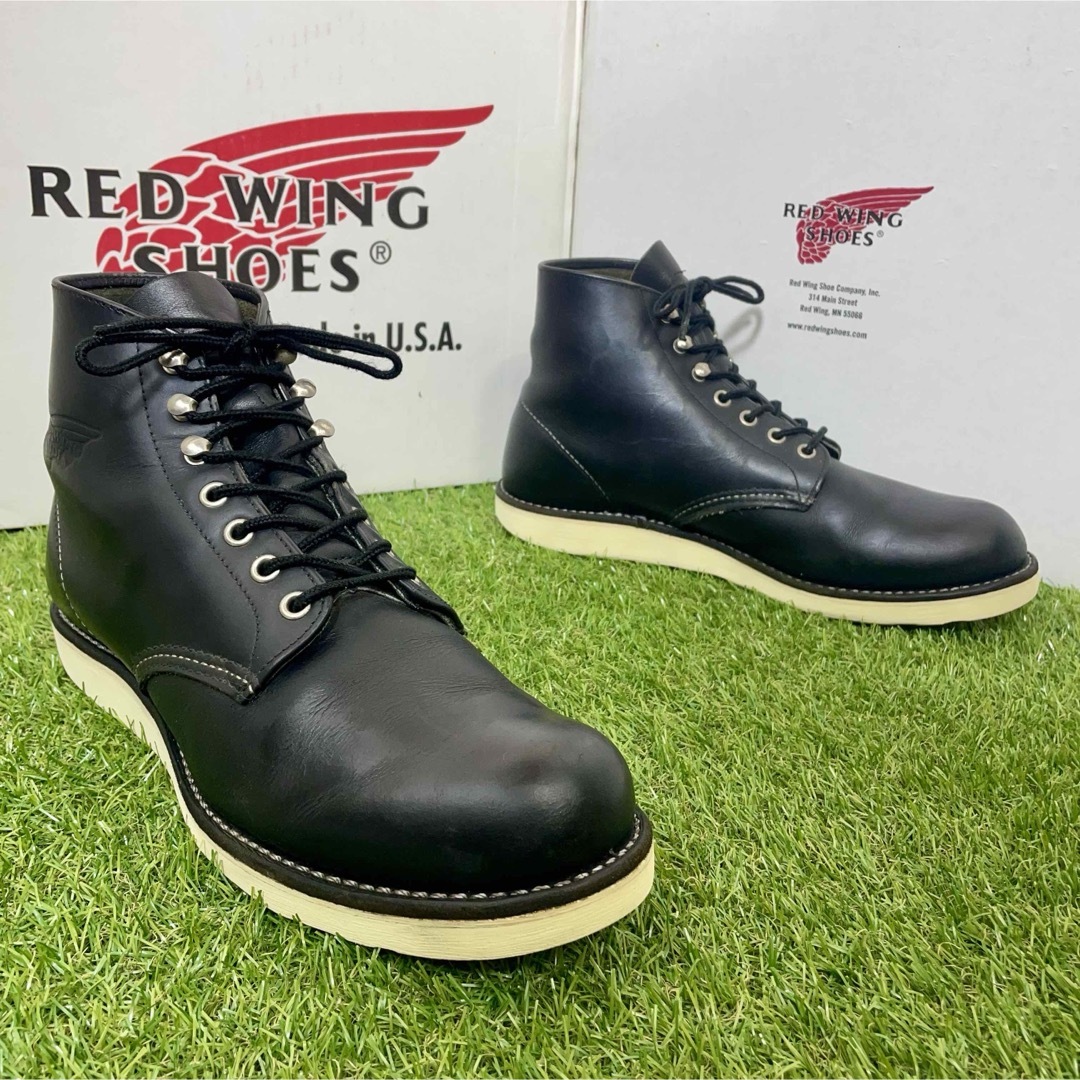 REDWING(レッドウィング)の【安心品質0265】8165廃盤レッドウイング送料無料US9.5DブーツUSA メンズの靴/シューズ(ブーツ)の商品写真