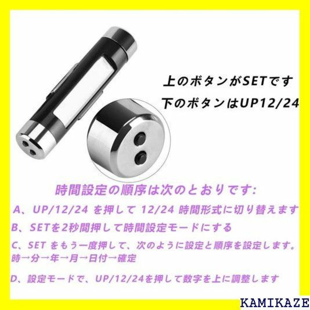 ☆送料無料 3In1車の空気出口車の電子時計ブルーLCDデ の温度計時計 411 自動車/バイクの自動車/バイク その他(その他)の商品写真