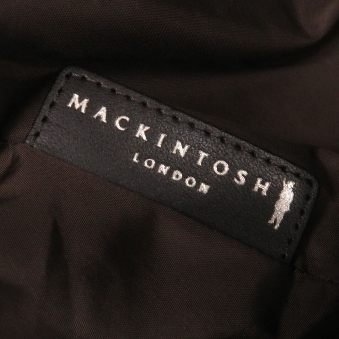 MACKINTOSH(マッキントッシュ)の美品◎正規品 MACKINTOSH LONDON マッキントッシュ ロンドン G5F02-473-58 レディース フード付き ロングダウンコート ブラウン 茶 38 レディースのジャケット/アウター(ダウンコート)の商品写真