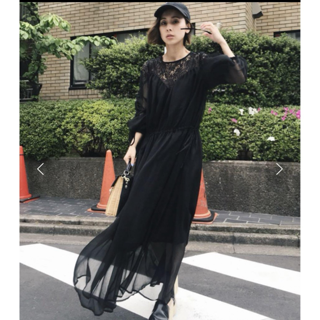 Ameri VINTAGE(アメリヴィンテージ)のMEDI NASTURTIUM OVERDRESS レディースのワンピース(ロングワンピース/マキシワンピース)の商品写真