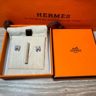 エルメス(Hermes)の【新品未使用】エルメス　エルメス ミニポップアッシュH イエローゴールド ピアス(ピアス)