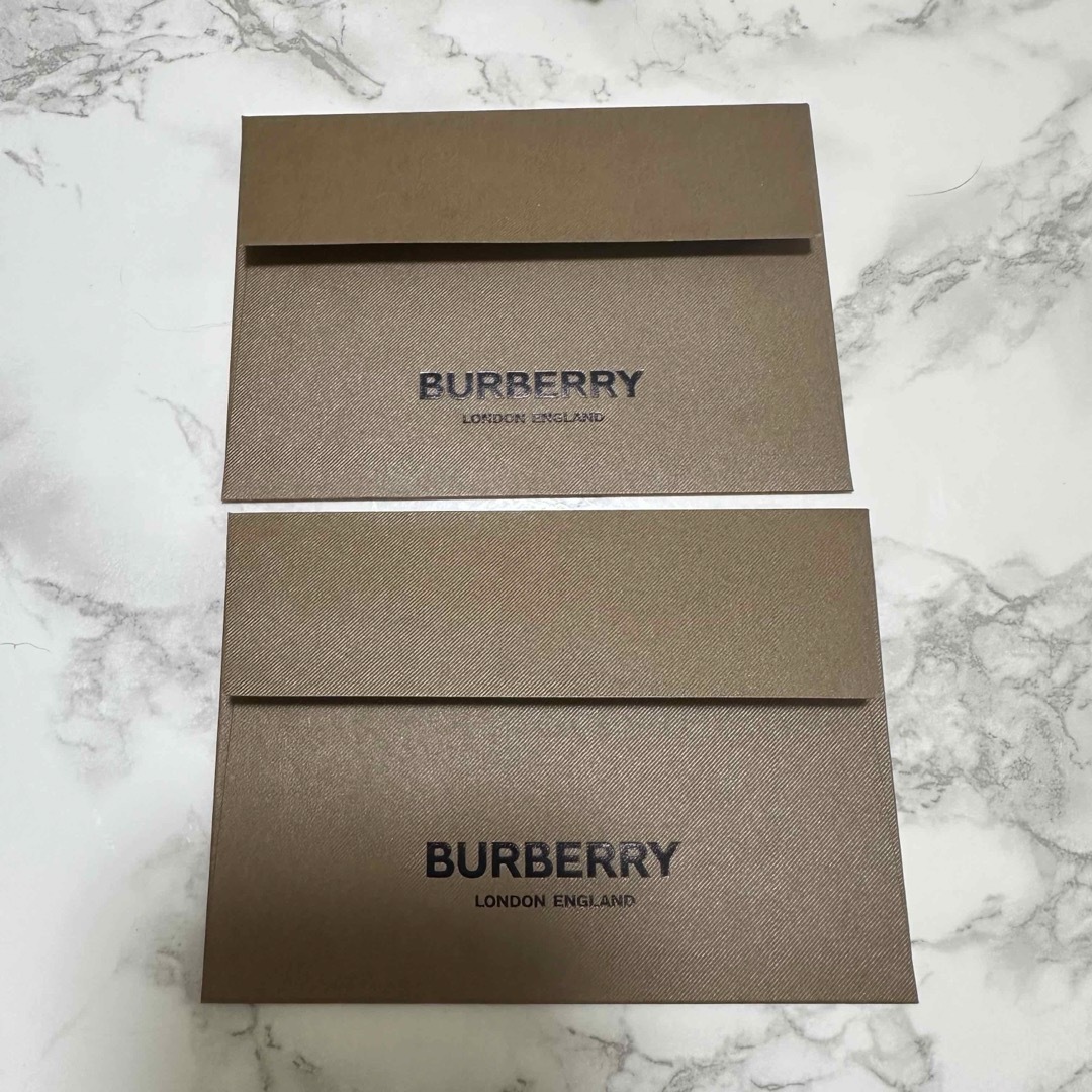 BURBERRY(バーバリー)のBURBERRY ミニ封筒 2枚 エンタメ/ホビーのコレクション(その他)の商品写真