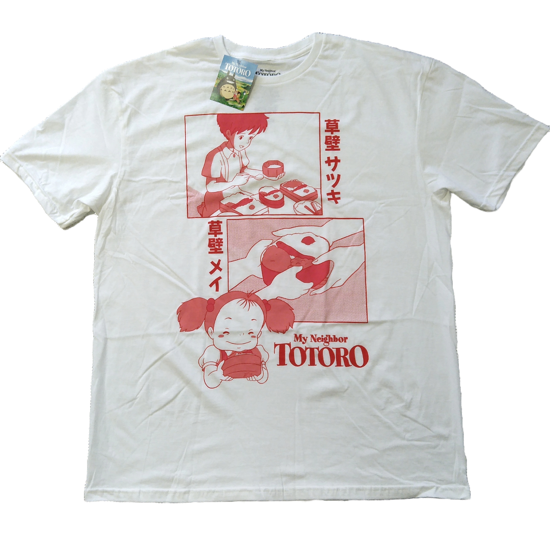 ジブリ - となりのトトロ Tシャツ XL 白 ジブリ 映画Tシャツ ジブリ - となりのトトロ Tシャツ XL 白 ジブリ 映画Tシャツ