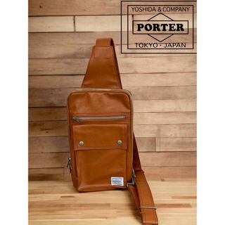 ポーター(PORTER)のPORTER フリースタイル　キャメル　スリング　吉田カバン　ボディバッグ(ボディーバッグ)