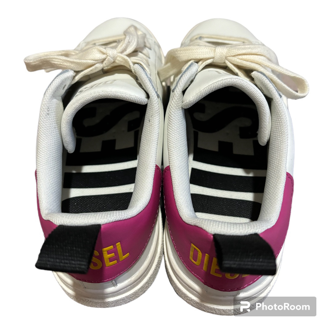 DIESEL(ディーゼル)のDIESEL スニーカー 靴 レザー 23cm ローカット レディースの靴/シューズ(スニーカー)の商品写真