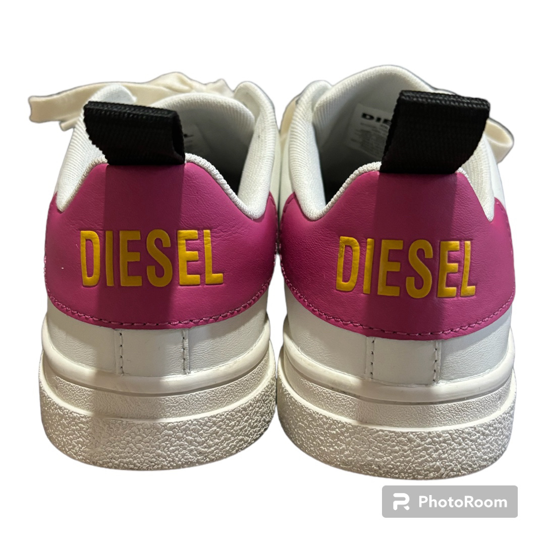 DIESEL(ディーゼル)のDIESEL スニーカー 靴 レザー 23cm ローカット レディースの靴/シューズ(スニーカー)の商品写真