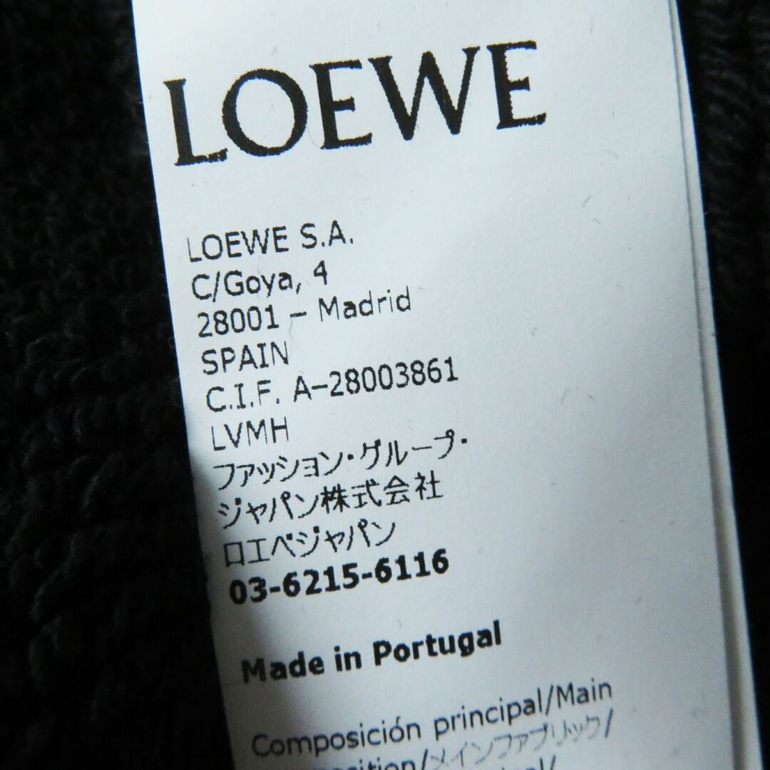 LOEWE(ロエベ)の未使用品◎正規品 LOEWE ロエベ S800Y25X01 ハーバリウム アナグラム フーディー パーカー レディース ブラック×マルチ XS タグ付き レディースのトップス(パーカー)の商品写真