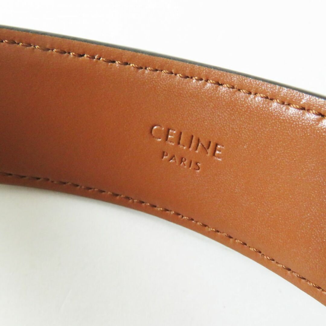 celine(セリーヌ)の極美品◎イタリア製 CELINE セリーヌ 46Z952CCT レディース トリオンフ カチューシャ／ヘアバンド GOLD／TAN ゴールド／タン レディースのヘアアクセサリー(カチューシャ)の商品写真