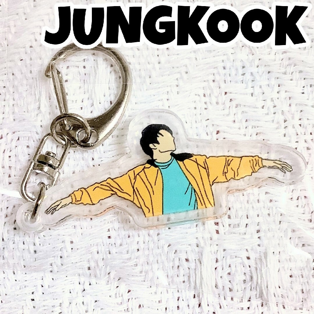 防弾少年団(BTS)(ボウダンショウネンダン)のBTS euphoria JK グク ジョングク アクリルキーホルダー アクキー エンタメ/ホビーのタレントグッズ(アイドルグッズ)の商品写真