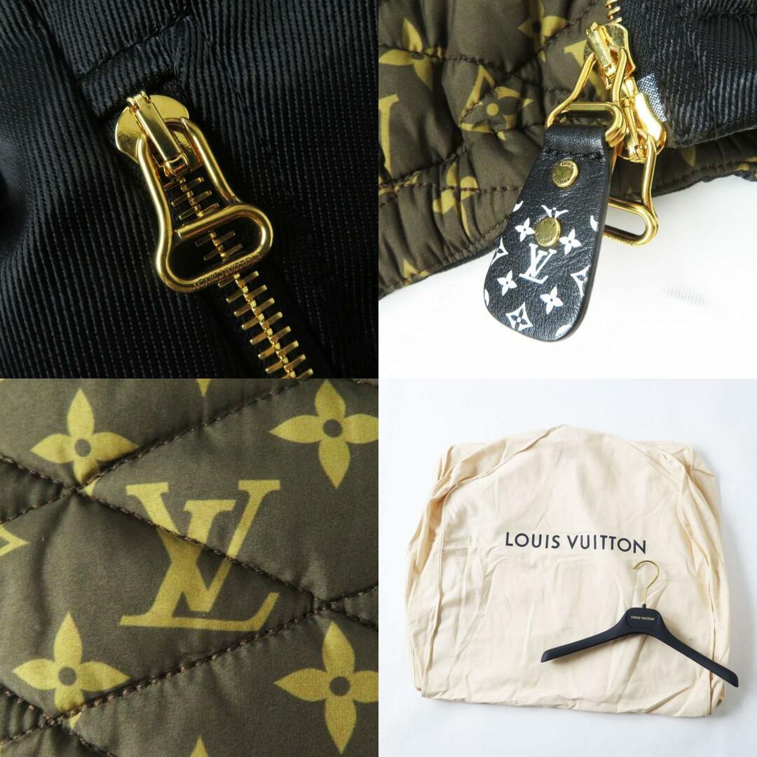 LOUIS VUITTON(ルイヴィトン)の未使用◎正規品 23年 LOUIS VUITTON ルイヴィトン 1AAWP7 モノグラム フィーデッドパーカー／ブルゾン 黒 36 ハンガー・ガーメント・タグ付 レディースのジャケット/アウター(ブルゾン)の商品写真