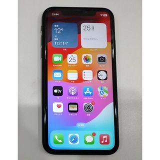 アイフォーン(iPhone)の720 64GB simフリー iPhone Xr ブラック MT002J/A(スマートフォン本体)