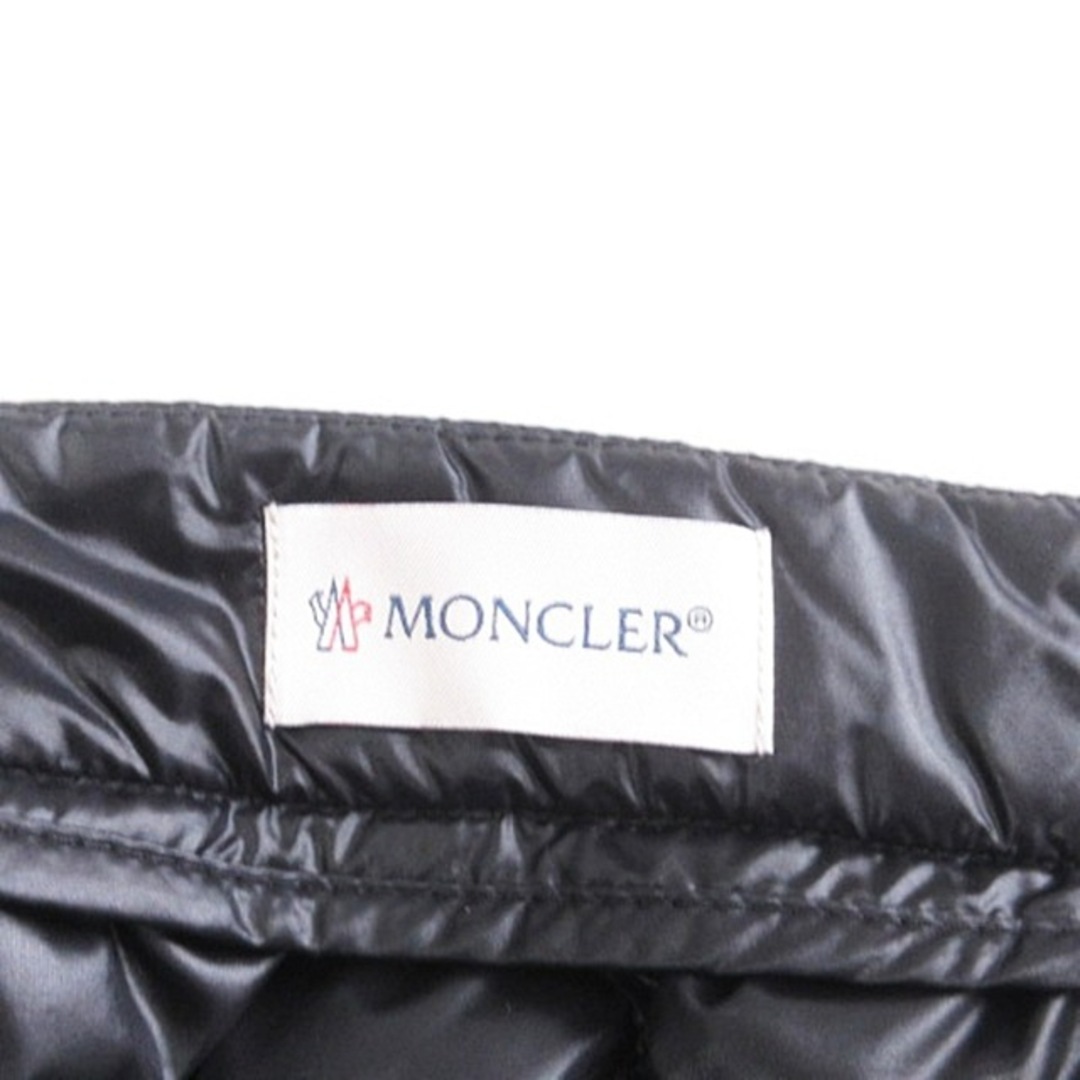 MONCLER(モンクレール)のモンクレール 23AW ミニスカート ダウン ラップ キルティング 黒 38 レディースのスカート(ミニスカート)の商品写真