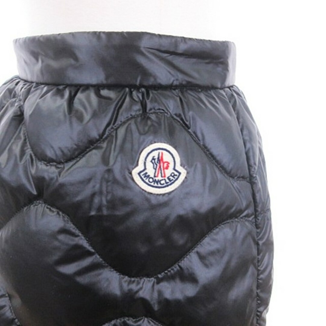 MONCLER(モンクレール)のモンクレール 23AW ミニスカート ダウン ラップ キルティング 黒 38 レディースのスカート(ミニスカート)の商品写真