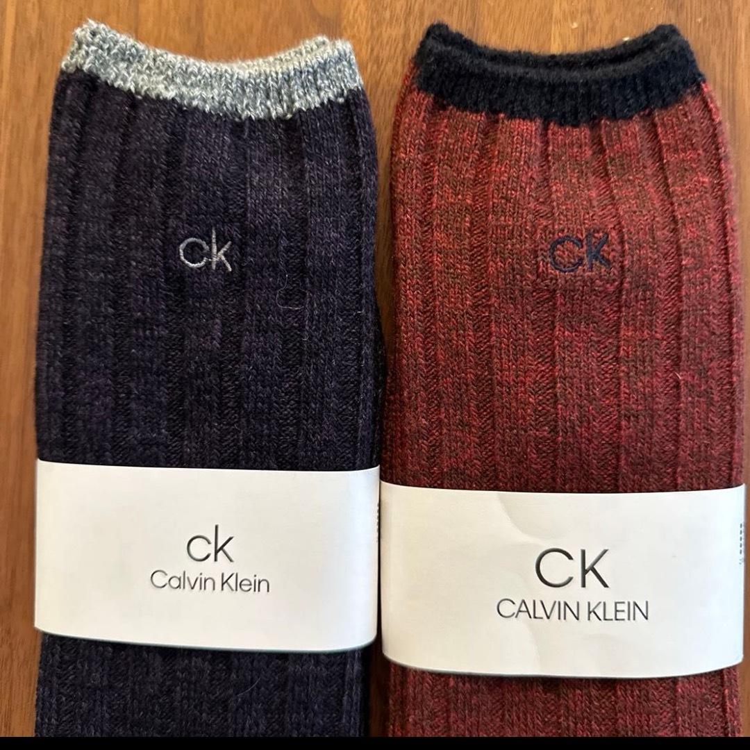 Calvin Klein(カルバンクライン)の新品★カルバン クライン ソックス 2足セット 25〜27cm メンズのレッグウェア(ソックス)の商品写真