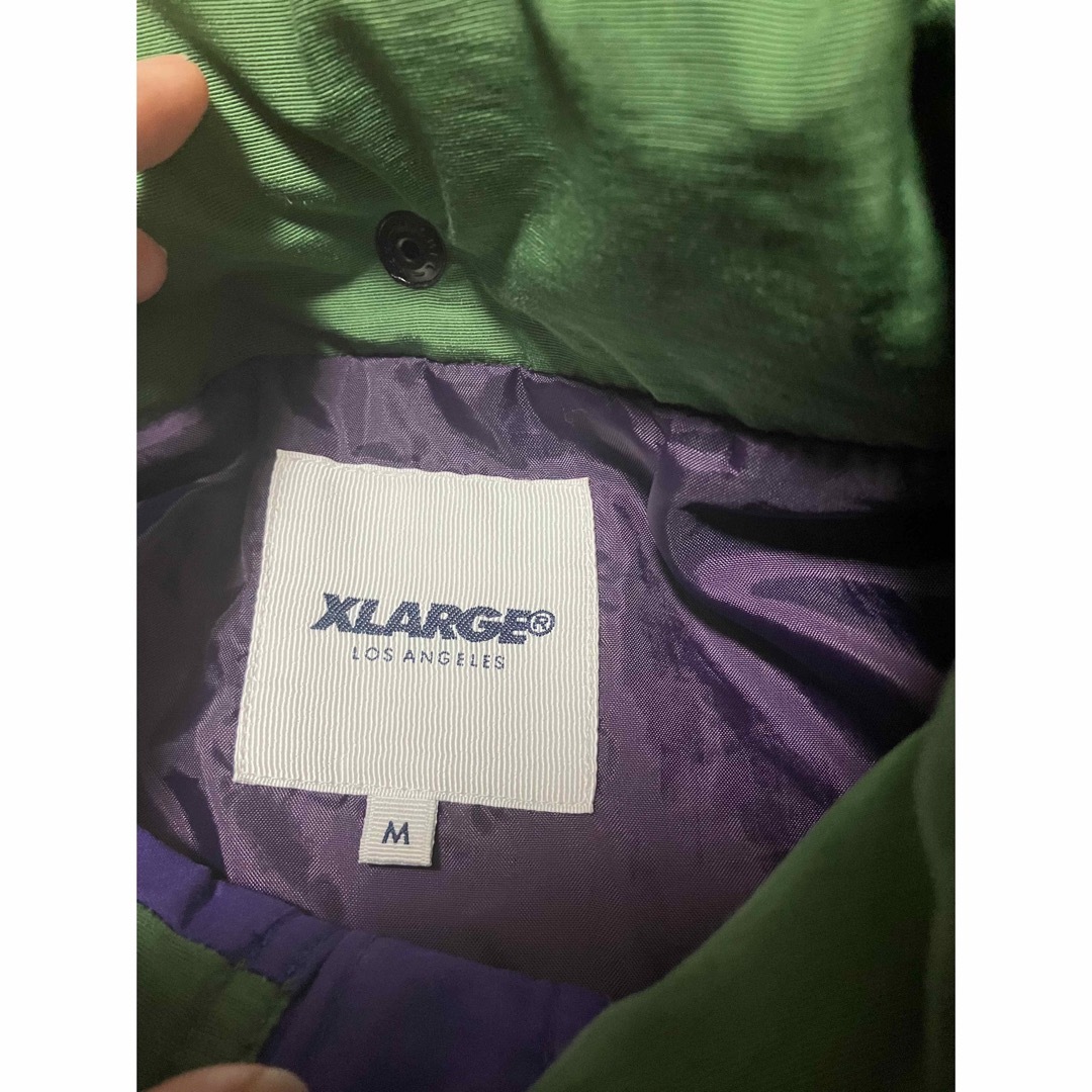XLARGE(エクストララージ)のXLARGE エクストララージ　ナイロン　セーリングジャケット　パープル　M メンズのジャケット/アウター(ナイロンジャケット)の商品写真