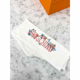 モスキーノ(MOSCHINO)の値下げ　新品！モスキーノキッズ　レギンス　白　14A(その他)