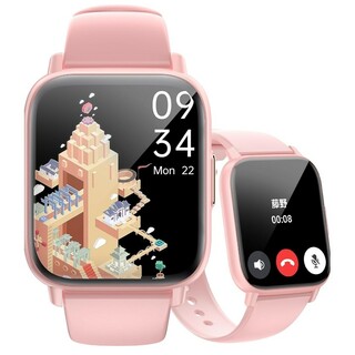 スマートウォッチ　腕時計　スマホ　防水防塵　iPhone　Android　ピンク(その他)