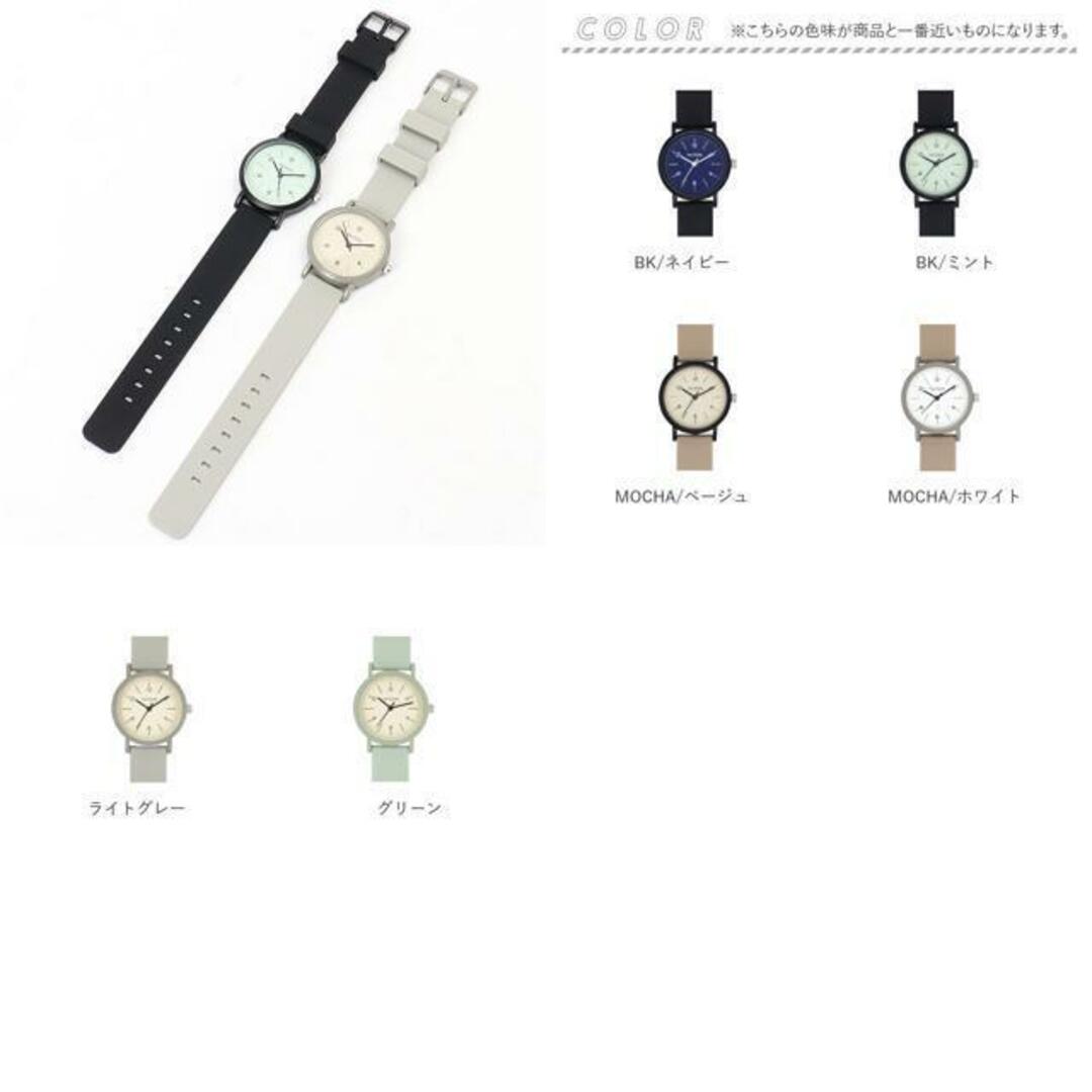 TEA SPOON ラウンドラバーベルトウォッチ レディースのファッション小物(腕時計)の商品写真