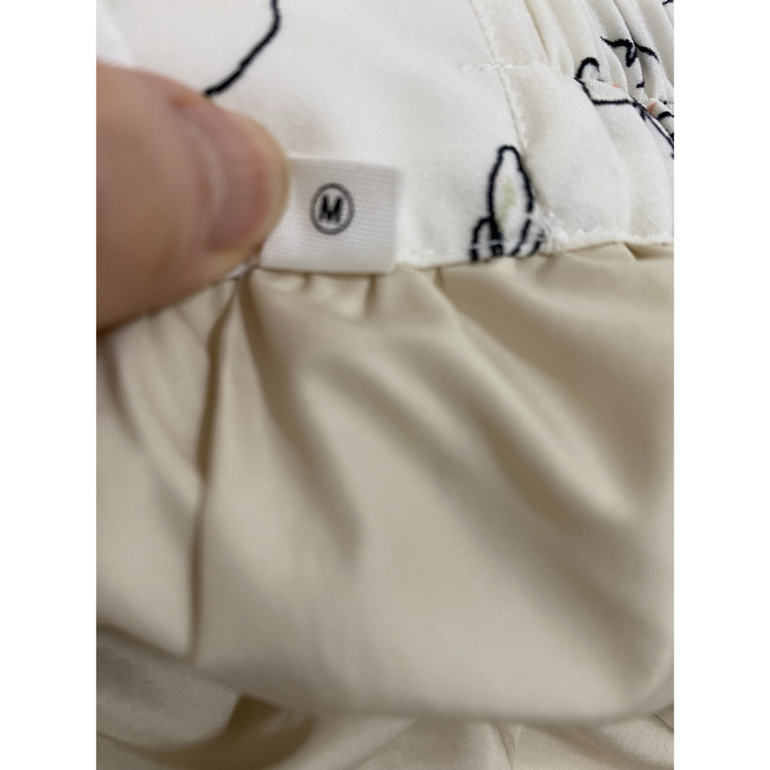 niko and...(ニコアンド)のロングスカート 花柄 白 レディースのスカート(ロングスカート)の商品写真