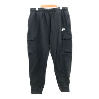 ナイキ(NIKE)の2000年代～ NIKE ナイキ スウェットカーゴ パンツ ボトムス スポーツ ブラック (メンズ XL) 中古 古着 P8752(その他)