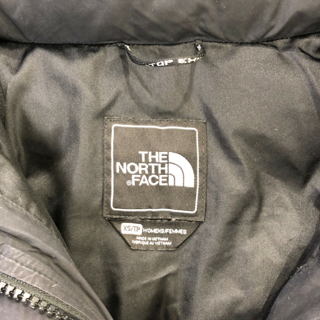 THE NORTH FACE(ザノースフェイス)のTHE NORTH FACE ノースフェイス ダウンコート キルティング アウター アウトドア 防寒 ブラック (レディース XS) 中古 古着 P8783 レディースのジャケット/アウター(ダウンジャケット)の商品写真